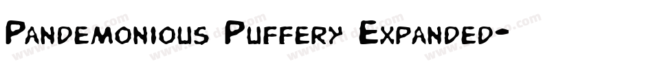 Pandemonious Puffery Expanded字体转换